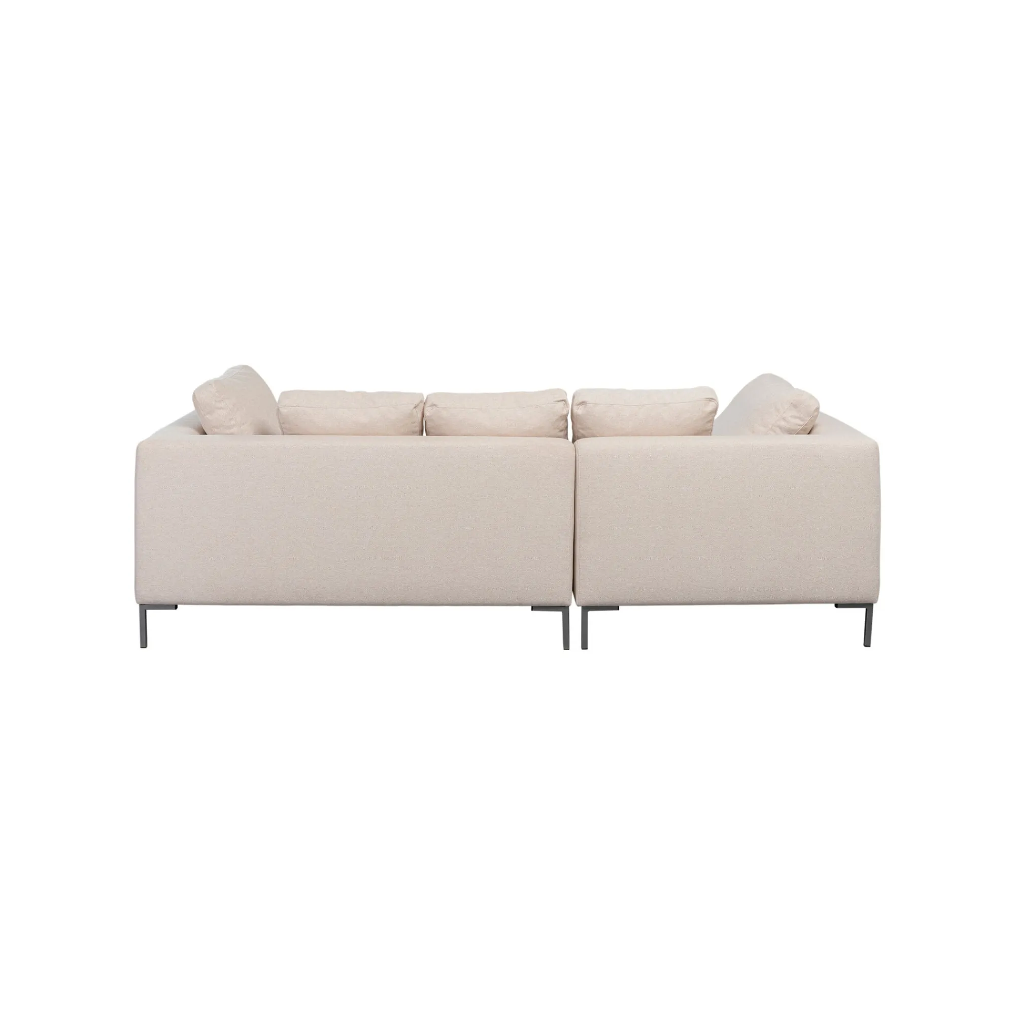 KARE Design Canapé D'angle Gianna 250cm Gauche Crème ^ Canapé & Banquette