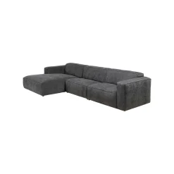 KARE Design Canapé D'angle Henry 335cm Gris Gauche ^ Canapé & Banquette