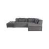 KARE Design Canapé D'angle Infinity Cord Gris Droite ^ Canapé & Banquette