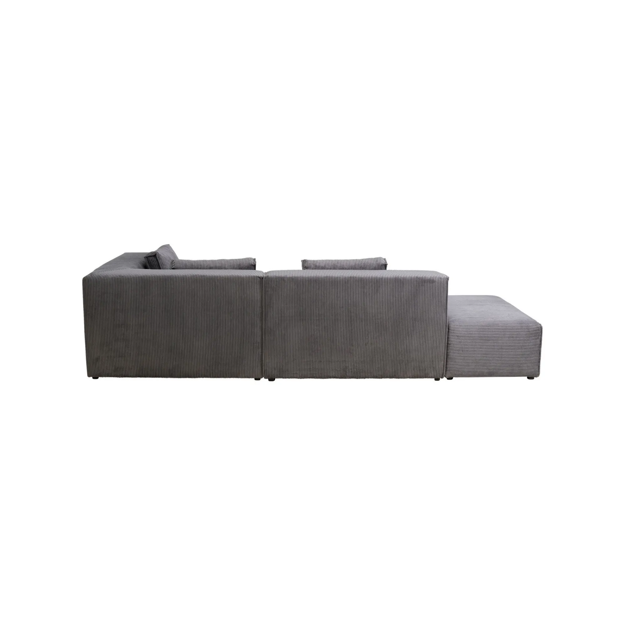 KARE Design Canapé D'angle Infinity Cord Gris Droite ^ Canapé & Banquette
