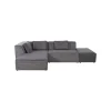 KARE Design Canapé D'angle Infinity Cord Gris Gauche ^ Canapé & Banquette