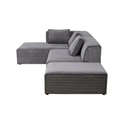 KARE Design Canapé D'angle Infinity Cord Gris Gauche ^ Canapé & Banquette