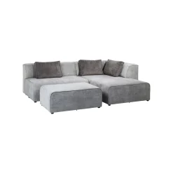 KARE Design Canapé D'angle Infinity Droite Gris ^ Canapé & Banquette