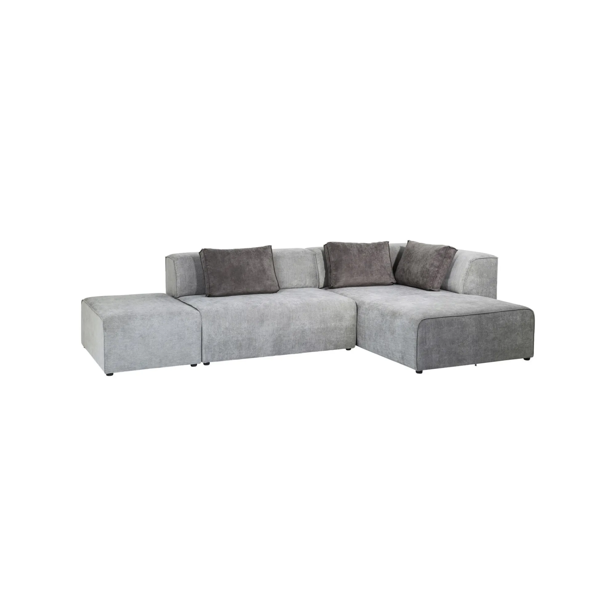KARE Design Canapé D'angle Infinity Droite Gris ^ Canapé & Banquette