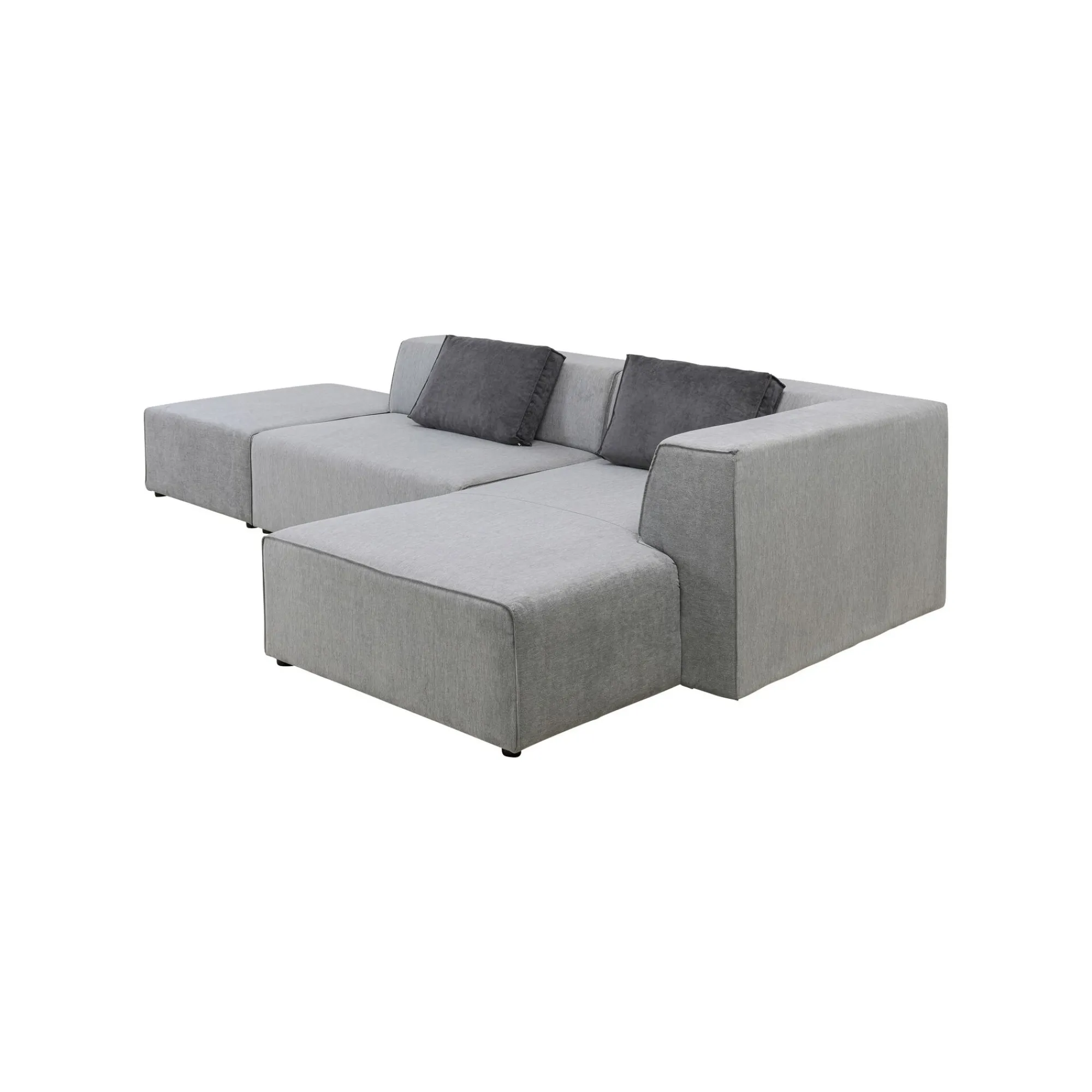 KARE Design Canapé D'angle Infinity Droite Gris ^ Canapé & Banquette