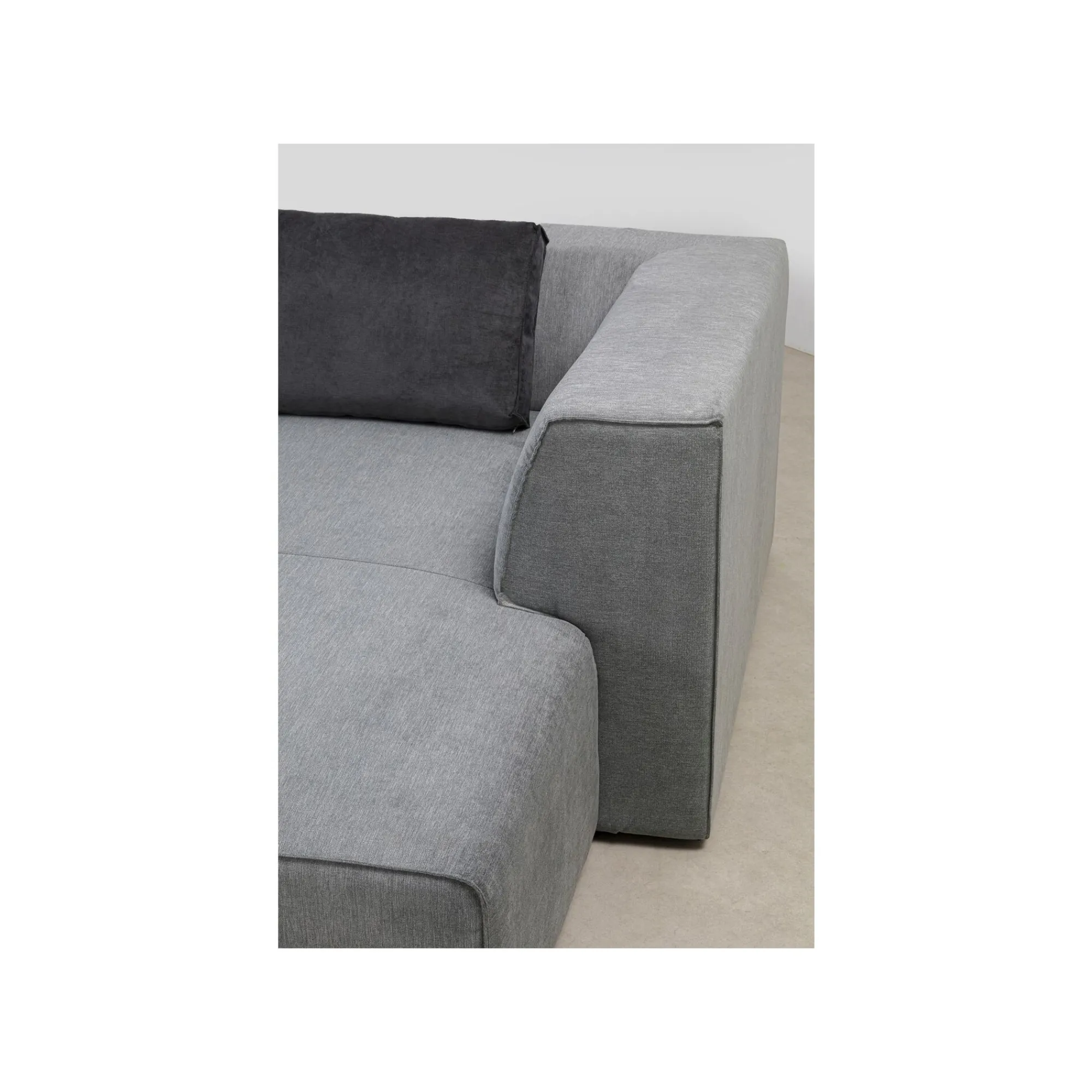 KARE Design Canapé D'angle Infinity Droite Gris ^ Canapé & Banquette