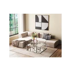 KARE Design Canapé D'angle Infinity Gauche Crème ^ Canapé & Banquette