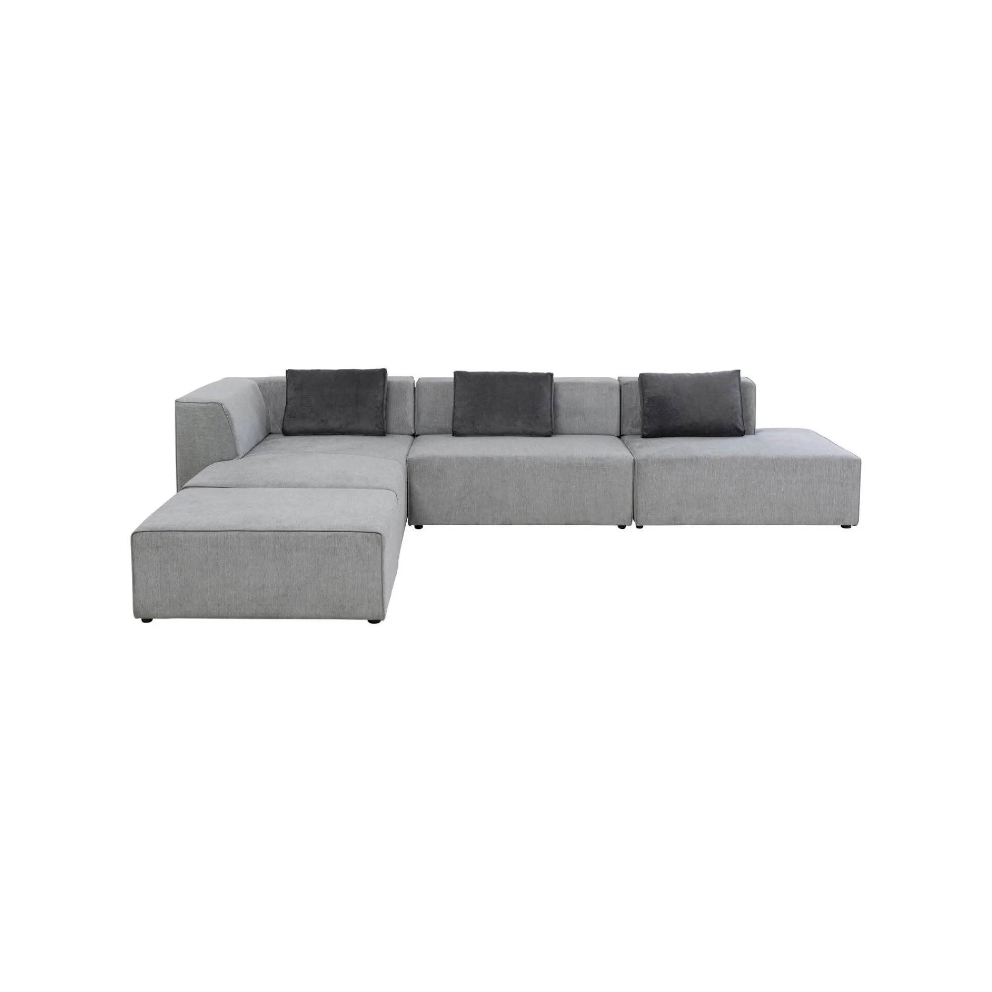 KARE Design Canapé D'angle Infinity XL Gauche Gris ^ Canapé & Banquette