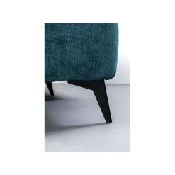 KARE Design Canapé D'angle Nia Droite Velours Bleu ^ Canapé & Banquette