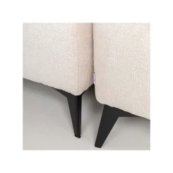 KARE Design Canapé D'angle Nia Gauche Velours Crème ^ Canapé & Banquette