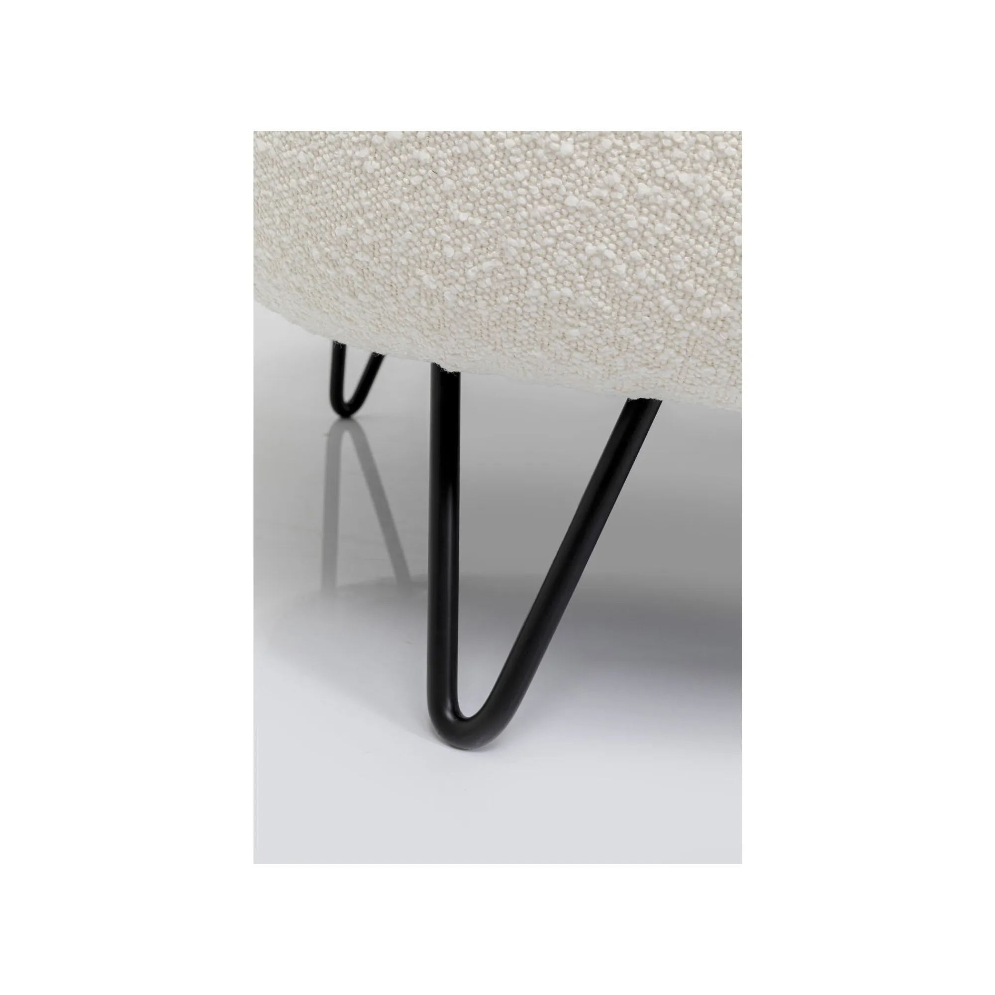 KARE Design Canapé D'angle Peppo Crème Droite ^ Canapé & Banquette