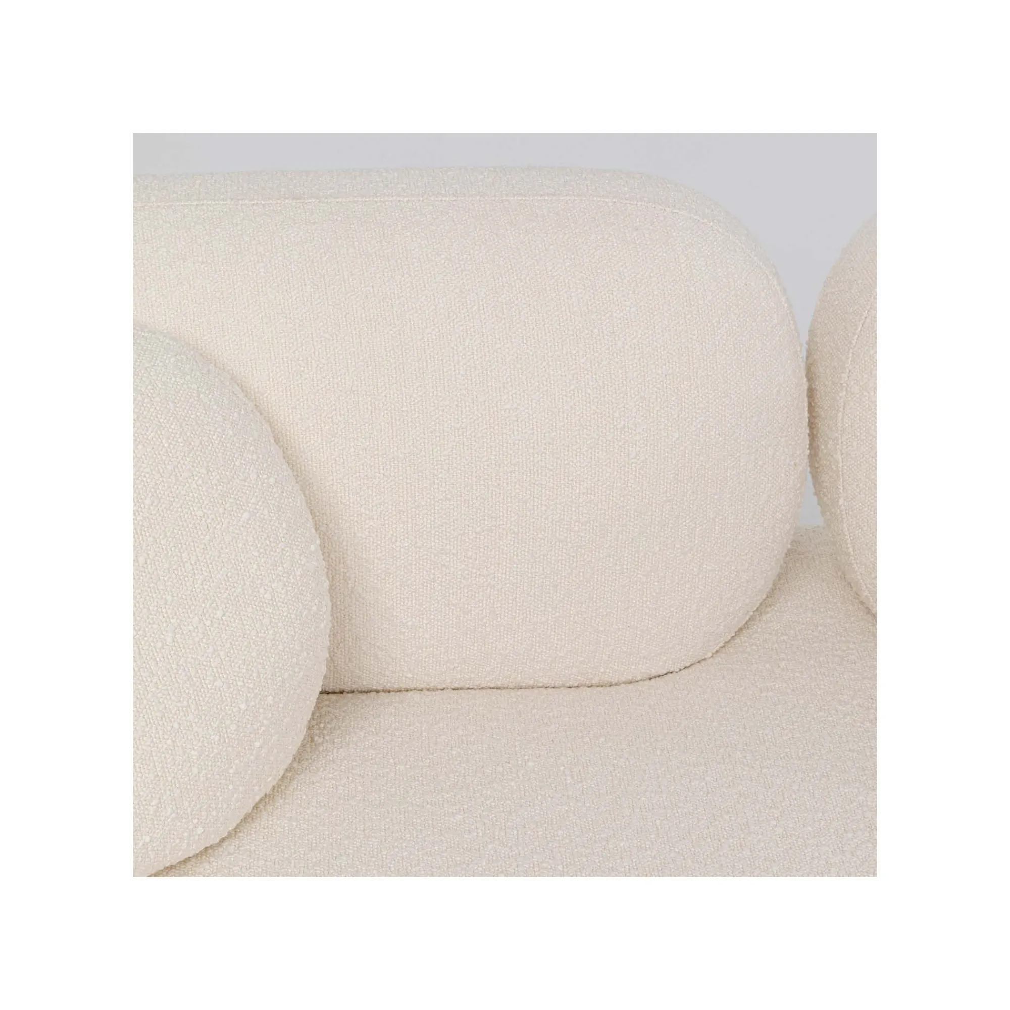 KARE Design Canapé D'angle Peppo Crème Droite ^ Canapé & Banquette