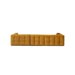KARE Design Canapé D'angle Salamanca Velours Ocre Droite ^ Canapé & Banquette