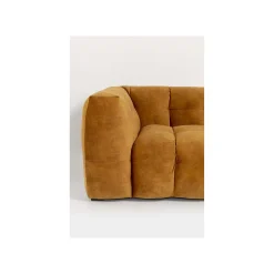 KARE Design Canapé D'angle Salamanca Velours Ocre Droite ^ Canapé & Banquette