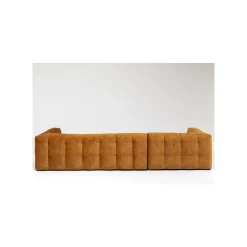 KARE Design Canapé D'angle Salamanca Velours Ocre Gauche ^ Canapé & Banquette