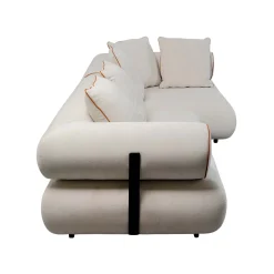 KARE Design Canapé D'angle Splendido Crème Droite ^ Canapé & Banquette
