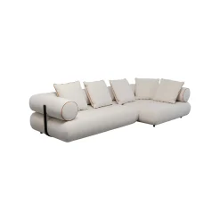 KARE Design Canapé D'angle Splendido Crème Droite ^ Canapé & Banquette