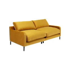KARE Design Canapé Discovery 2 Places Velours Ocre ^ Canapé & Banquette