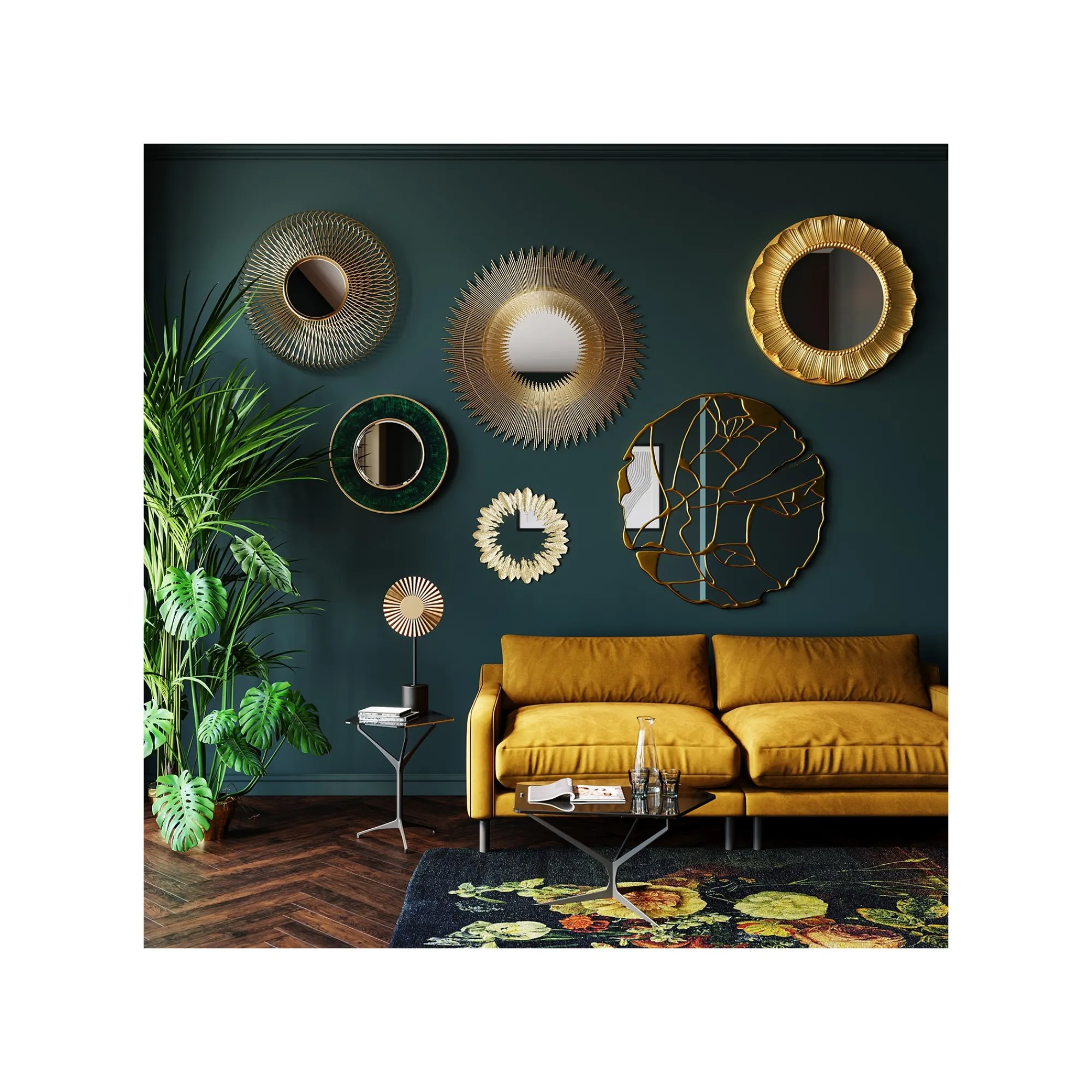 KARE Design Canapé Discovery 2 Places Velours Ocre ^ Canapé & Banquette
