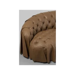 KARE Design Canapé Drapes 3 Places Marron ^ Canapé & Banquette