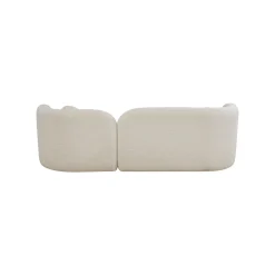 KARE Design Canapé Kelly Boucle 3 Places Crème ^ Canapé & Banquette