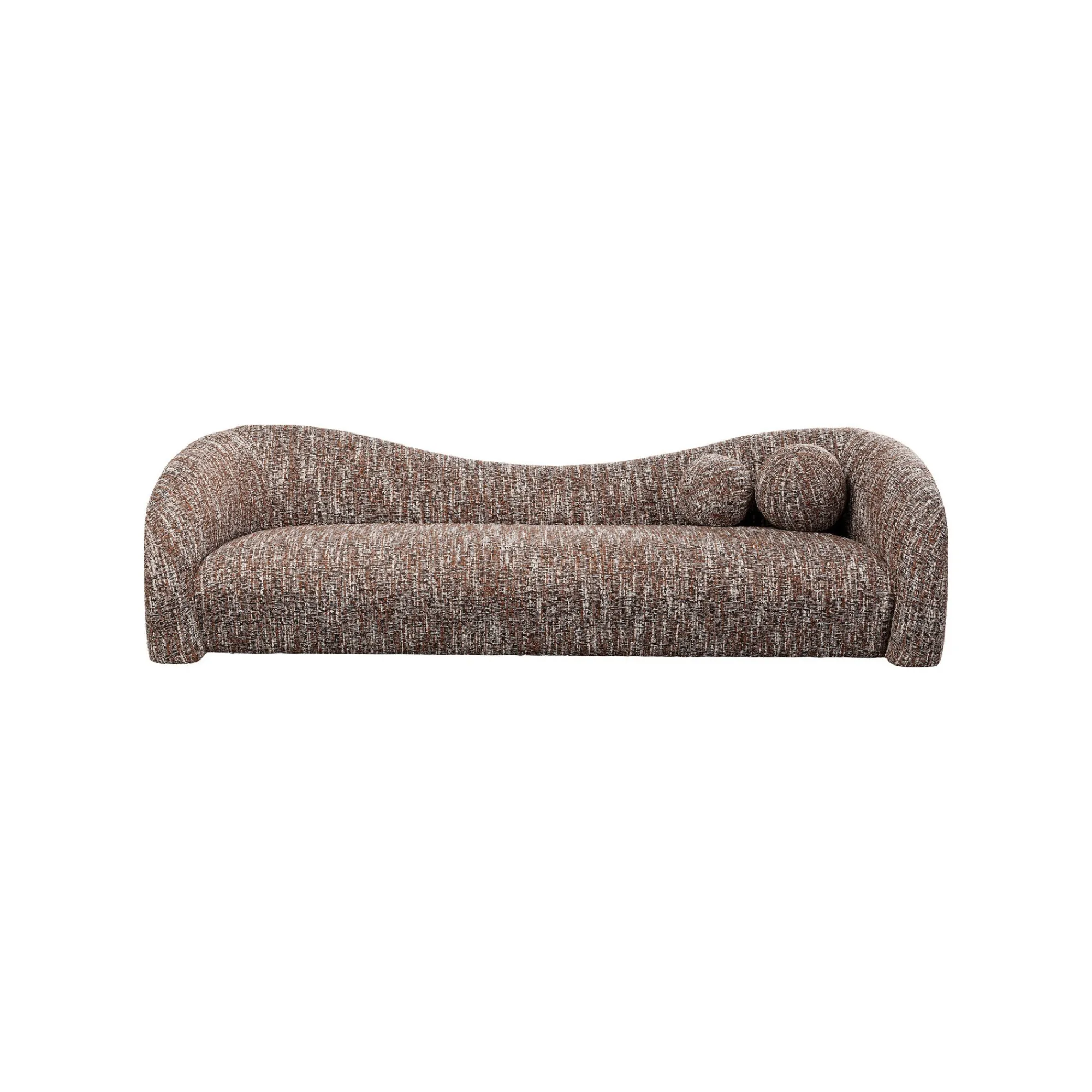 KARE Design Canapé Livia Melange 3 Places Marron ^ Canapé & Banquette