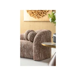 KARE Design Canapé Livia Melange 3 Places Marron ^ Canapé & Banquette
