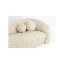 KARE Design Canapé Livia Melange 3 Places Crème ^ Canapé & Banquette