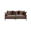 KARE Design Canapé Lullaby 3 Places Velours Taupe ^ Canapé & Banquette