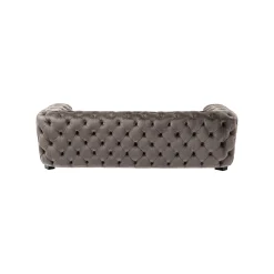 KARE Design Canapé Metropol 3 Places Velours Gris ^ Canapé & Banquette