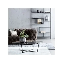 KARE Design Canapé Metropol 3 Places Velours Gris ^ Canapé & Banquette