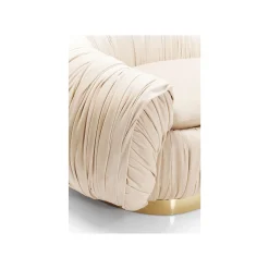 KARE Design Canapé Perugia 2 Places Velours Beige ^ Canapé & Banquette