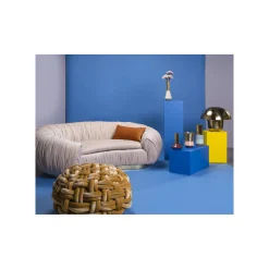 KARE Design Canapé Perugia 2 Places Velours Beige ^ Canapé & Banquette