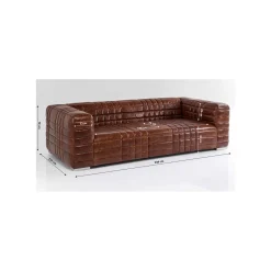 KARE Design Canapé Square Dance 3 Places Cuir ^ Canapé & Banquette