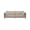 KARE Design Canapé Victor 3 Places Cuir Gris ^ Canapé & Banquette