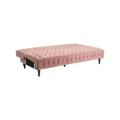KARE Design Canapé-lit Milchbar Velours Rose ^ Canapé & Banquette