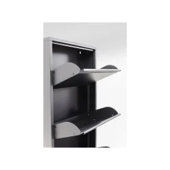 KARE Design Casier à Chaussures Caruso Anthracite 5 Tiroirs ^ Meuble À Chaussures