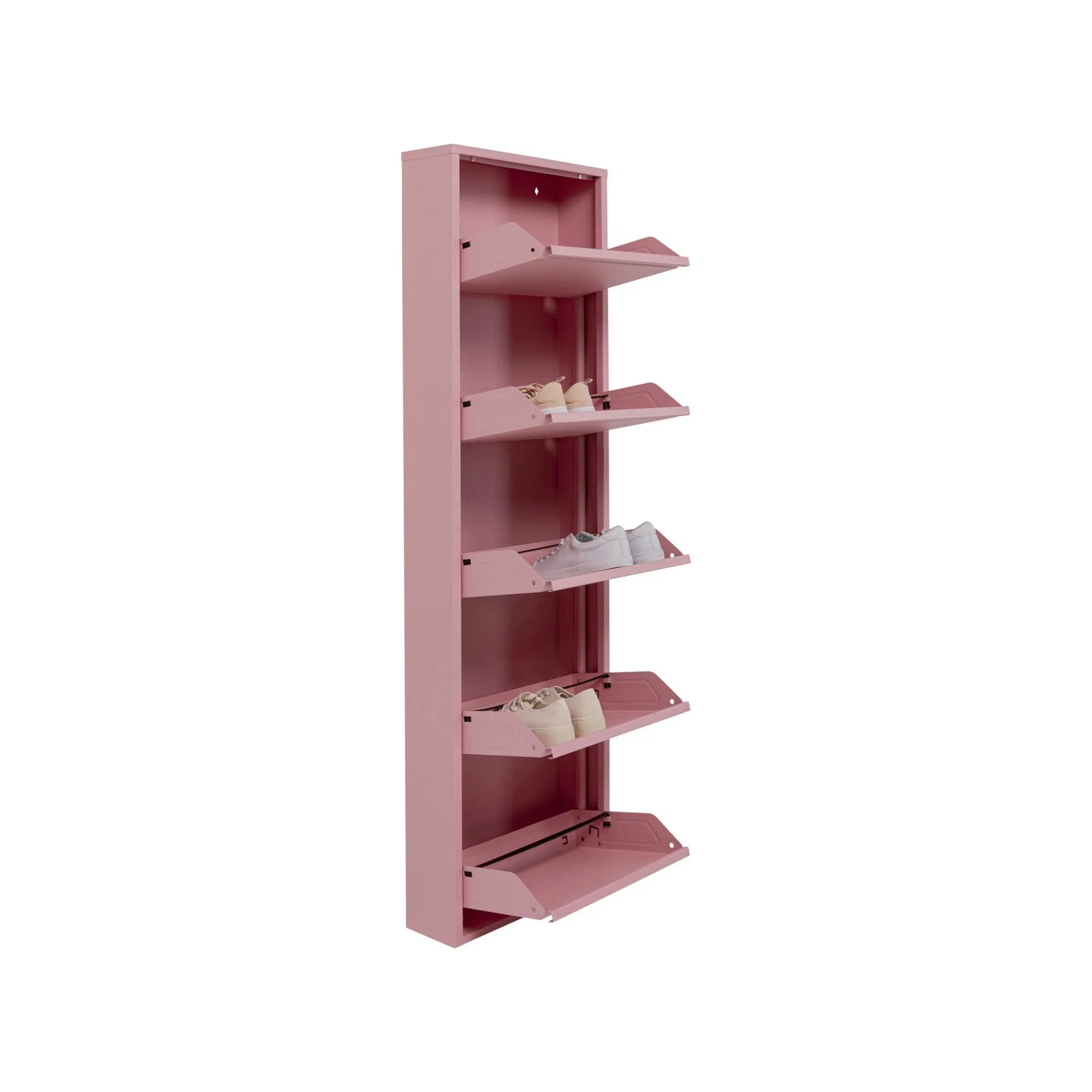 KARE Design Casier à Chaussures Caruso Rose 5 Tiroirs ^ Meuble À Chaussures