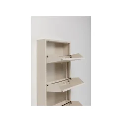 KARE Design Casier à Chaussures Caruso Crème 5 Tiroirs ^ Meuble À Chaussures