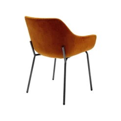 KARE Design Chaise Avec Accoudoirs Avignon Orange ^ Chaise