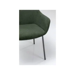 KARE Design Chaise Avec Accoudoirs Avignon Verte ^ Chaise
