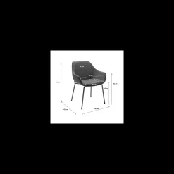 KARE Design Chaise Avec Accoudoirs Avignon Verte ^ Chaise