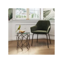 KARE Design Chaise Avec Accoudoirs Avignon Verte ^ Chaise