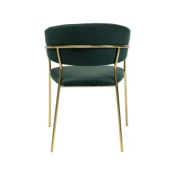 KARE Design Chaise Avec Accoudoirs Belle Velours Vert ^ Chaise