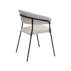 KARE Design Chaise Avec Accoudoirs Belle Grise ^ Chaise
