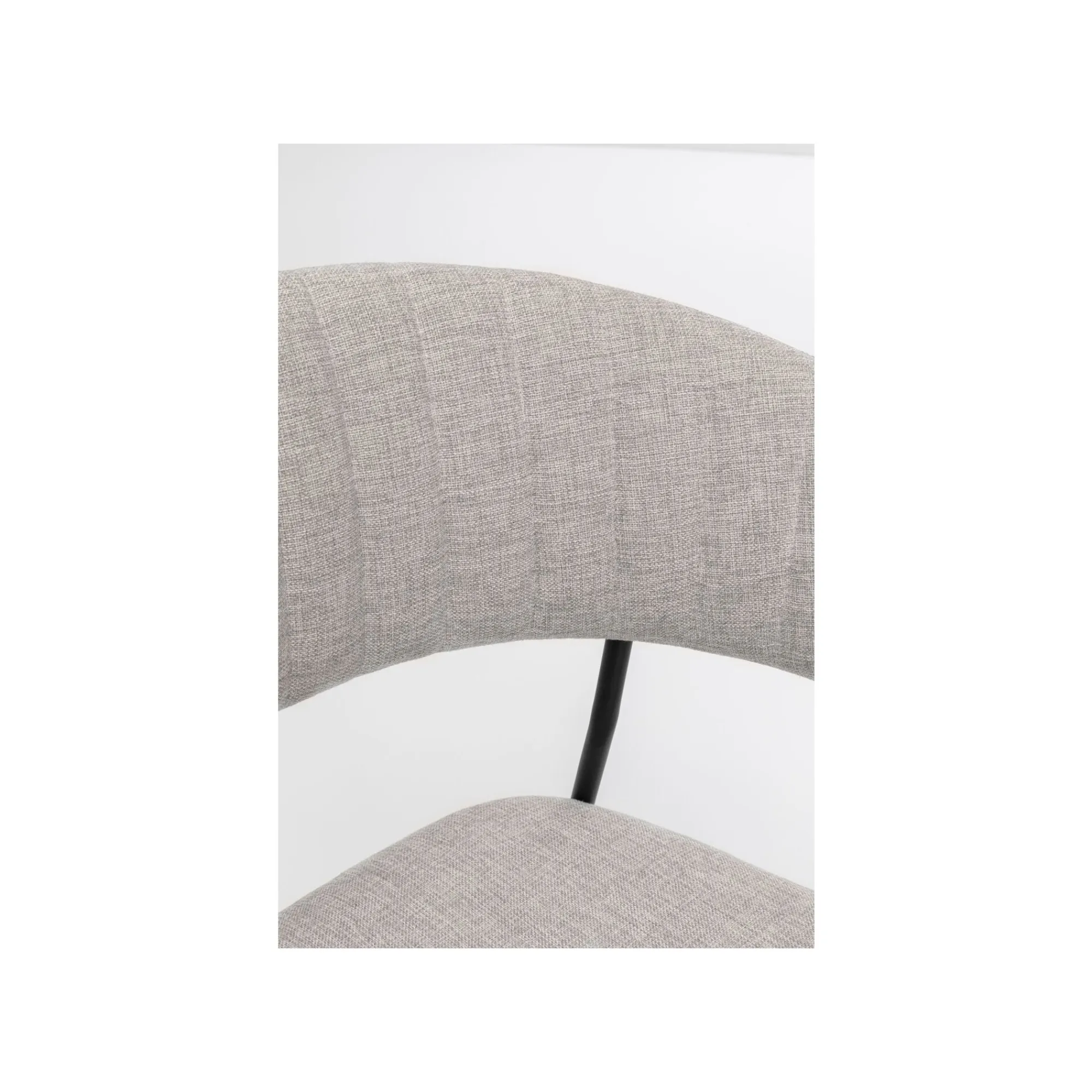 KARE Design Chaise Avec Accoudoirs Belle Grise ^ Chaise