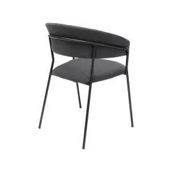 KARE Design Chaise Avec Accoudoirs Belle Anthracite ^ Chaise