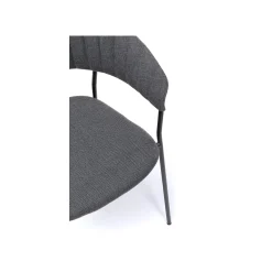 KARE Design Chaise Avec Accoudoirs Belle Anthracite ^ Chaise