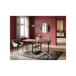 KARE Design Chaise Avec Accoudoirs Bess Grise ^ Chaise