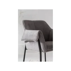 KARE Design Chaise Avec Accoudoirs Bess Grise ^ Chaise